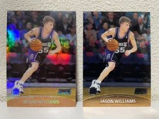 Jason Williams Stadium Club Chrome Refractor Kings Basketball Card Set