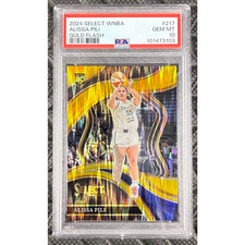 2024 Select WNBA Alissa Pili Gold Flash 01/10 PSA 10 Gem Mint #217 Lynx Sparks