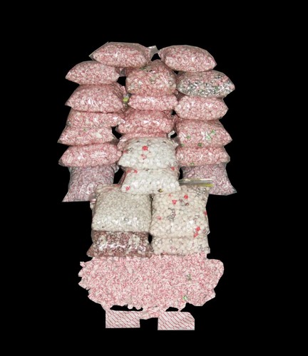 Huge Lot of 6 Pounds of Paper Gum Wrappers Great Craft Project 26 Bags Wrigleys