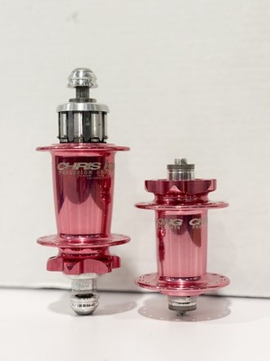 Chris King Pink Rare Hubset 32 Disc Brake 100/135 Bolt Single