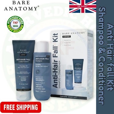 BARE ANATOMY EXPERT Anti-Haarausfall-Kit Shampoo und Conditioner UK-Verkäufer