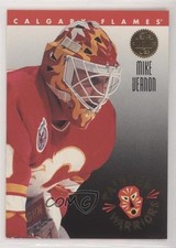 1993-94 Leaf Painted Warriors Mike Vernon #7 HOF 7ci