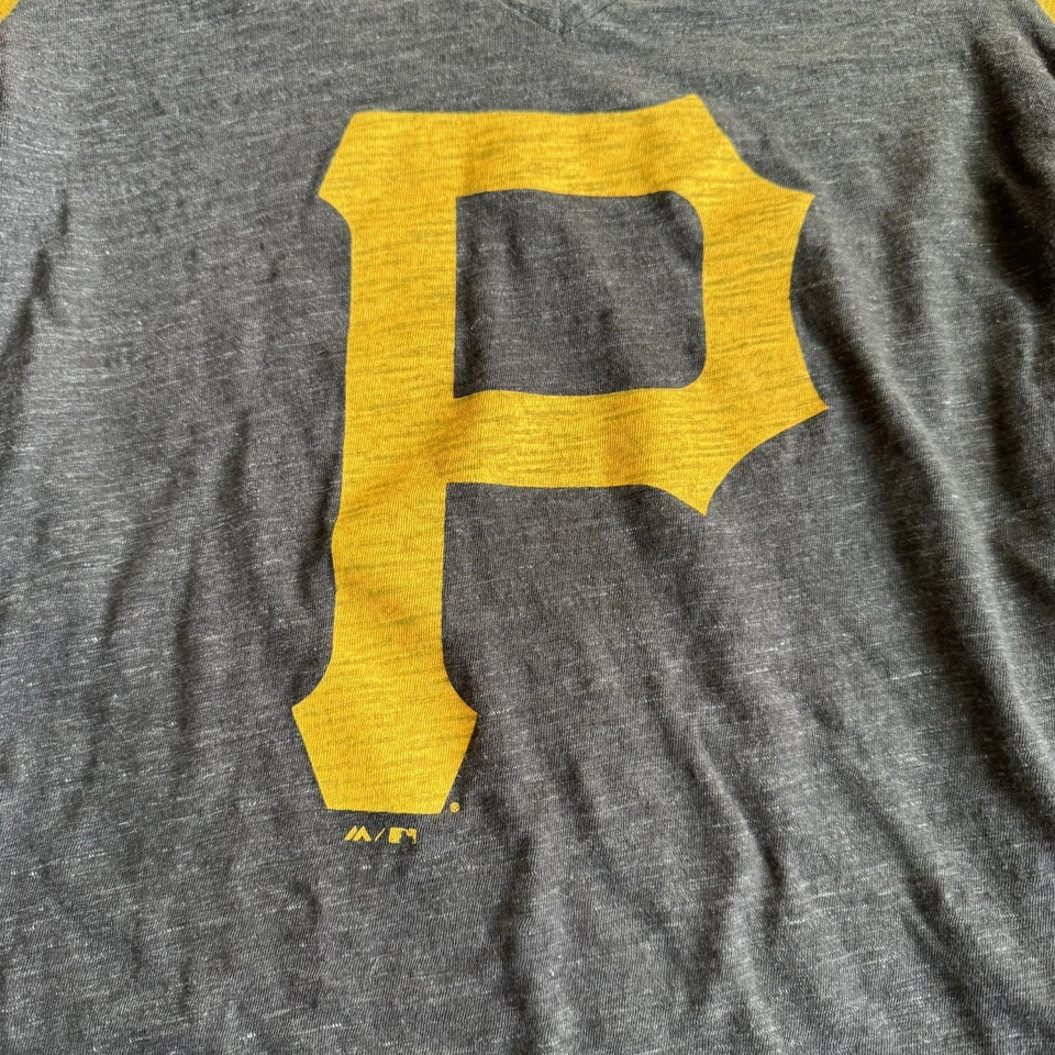 Pittsburgh Pirates Women's T-Shirt Size Small Black Yellow MLB - Image 4 of 4