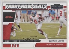 2021 Panini Contenders Draft Picks Front Row Seats Purple Elijah Moore #25 0h3b