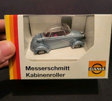 Messerschmitt Kabinenroller Tg 500 in silber Box Gama 51009 1:43, Neuwertig Ovp!