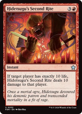 Hidetsugu's Second Rite [Foundations] Near Mint