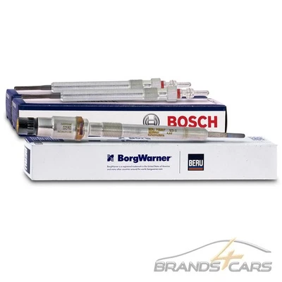 2x BOSCH GLÜHKERZE + 1x BERU GLÜHKERZE FÜR AUDI A1 SEAT SKODA VW POLO 6R 1.4 TDI - Bild 1 von 4