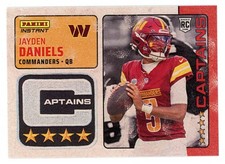 NFL 2024 Instant Captains Football Jayden Daniels CAP-30 [Rookie]