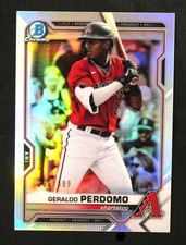 2021 BOWMAN Chrome Prospect Geraldo Perdomo Refractor /499 #BCP-109
