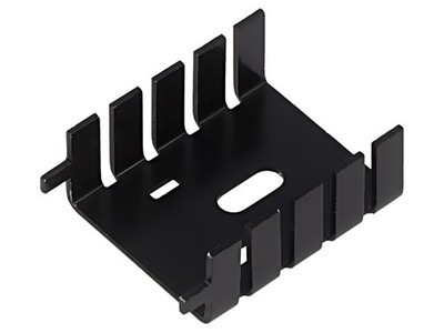10X FK 222 THF SA Radiator: geprägt U schwarz L: 33,8mm W: 25,4mm H: 12,7mm 20K/