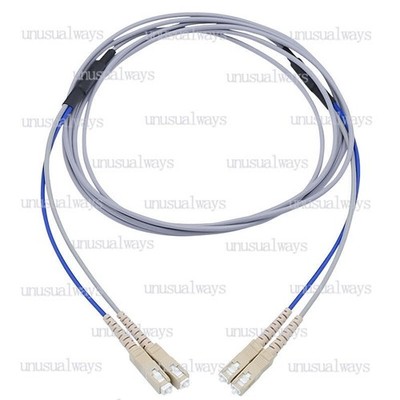 Armored Cable Fiber Patch Cord SC to SC UPC Pigtail Multi-Mode Cables Duplex 10M
