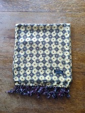 Tootal Schal geometrisch gelb Vintage 50er 60er Mod/GoGo Dandy Gr. 11/52 sehr guter Zustand
