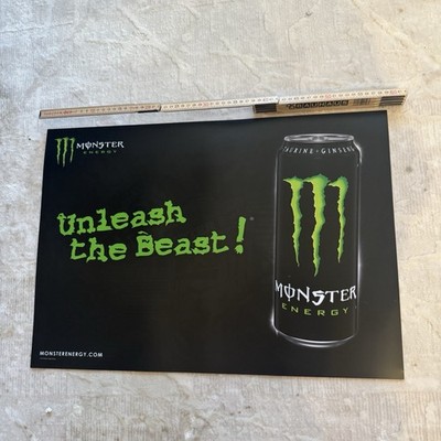 Monster Energy Poster A Drinks Cool Art / Poster 60 X 42