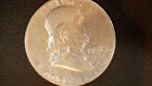 1951 S Franklin Half Dollar 90% SILVER  Free Shipping+ Tracking  001