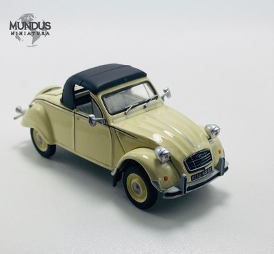 CITROEN 2CV Cabriolet 4 Jahreszeiten 1/43 Eligor Diecast Modellauto Ohne Box