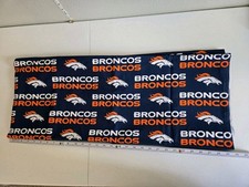 NFL Denver Broncos Fabric 2 Yards 20 Inches