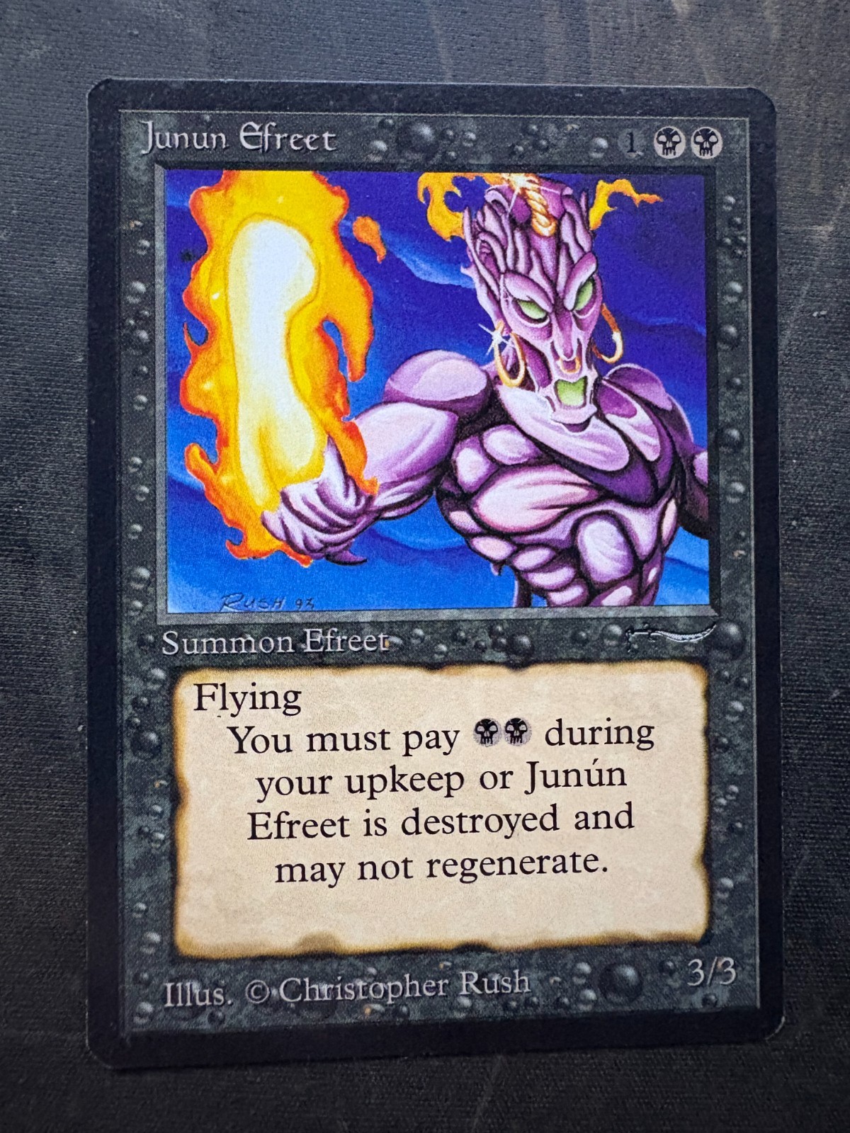 *** ARABIAN NIGHTS Junun Efreet *** NM-Mint - Vintage MtG Magic