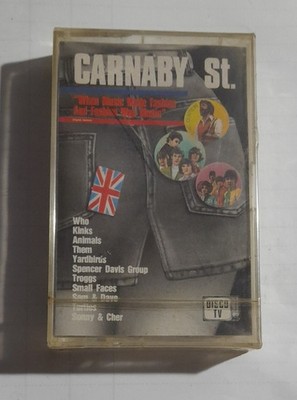 Carnaby St. Musikkassette Verschiedene Künstler Who Kinks Yardbirds Neu Versiegelt 