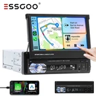 Single 1 Din 7" Flip Out Car Stereo FM BT Radio with Apple Carplay/Android Radio