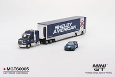 1/64 SHELBY GT500 SE WIDEBODY WESTERN STAR 49X W/RACING TRANSPORTER LHD MGTS0005