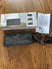Digital Clock Alarm Clock for Bedrooms-Large Big Numbers 5 Dimmers for Seniors