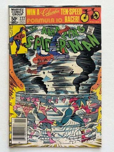 Amazing Spider-Man #222 (1981) Walt Simonson cover art Speed Demon FN/VF range