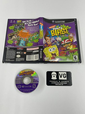 Gamecube - Nickelodeon Party Blast Nintendo Gamecube W/ Case #111