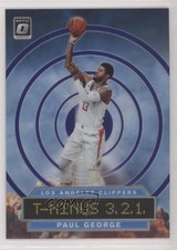 2019-20 Panini Donruss Optic T-Minus 3 2 1 Purple Prizm Paul George #3 0i39