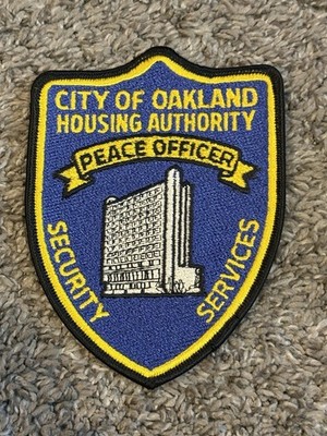 VINTAGE Oakland Housing Authority Security Peace Officer California Patch 