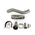 For Honda CBR650R CBR650F CB650F CB650R Exhaust Link Pipe 61mm Muffler Silencer