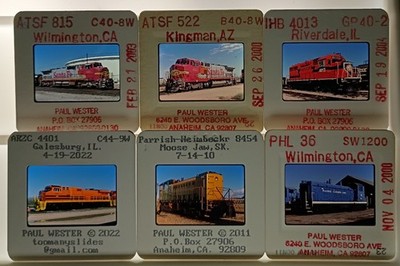147. Railroad Slide Lot 6 ATSF IHB ARZC PHL PARRISH-HEIMBECKR MOOSE JAW SK. CA. 