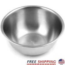 Stainless Steel Mixing Bowl Dishwasher Safe Scratch Resistant Kitchen Tool New