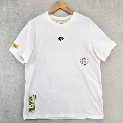 Nike Seoul Run Club Shirt Mens XL White NRC Embroidered Patches Center Swoosh 