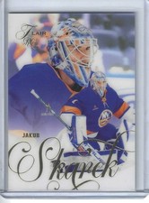 2025-26 UD FLAIR HOCKEY #166 JAKUB SKAREK RC NEW YORK ISLANDERS
