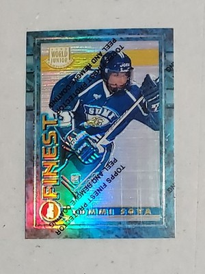 1994-95 Finest Refractor Tommi Sova card #138 RC w/Protective Coating