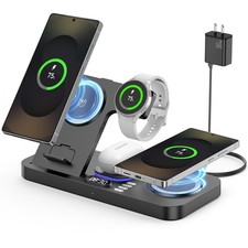 YiJYi 2026 Magnetic Wireless Charger for Samsung, 6 in 1 Charging...