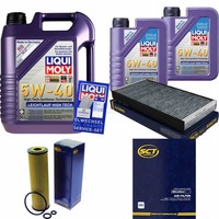 Inspektionskit Filter Liqui Moly ÖL 7L 5W-40 FüR Mercedes-Benz SLK R171 200