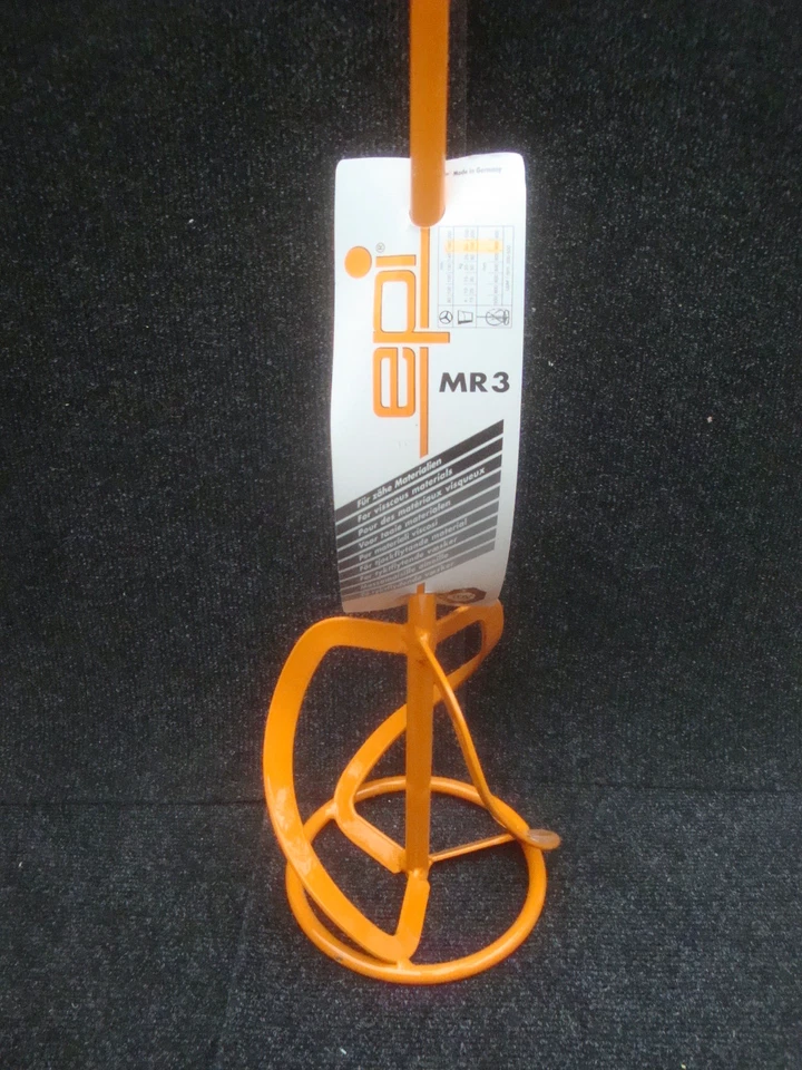 REFINA EPI 031602 160MM X 600MM PLASTERERS M14 THREADED SPIRAL MIXING PADDLE