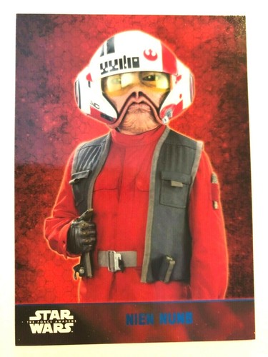 2015 Topps Star Wars: Il risveglio della forza serie 1 SINGOLI BLU *Scegli uno* - Foto 60 di 102