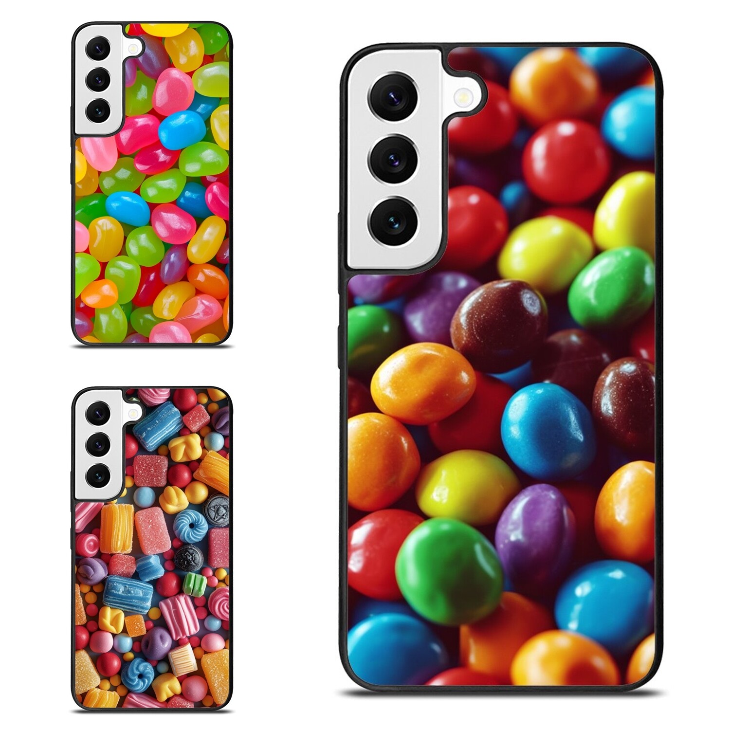 Colorful Jelly Bean Hard Case for Samsung Galaxy Z Fold Flip 3