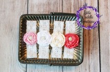 New Lace Baby Headband, Chic Infant Headband, Flower Baby Headband, Baby Gift