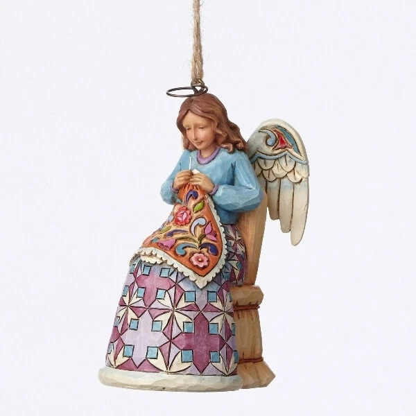 Enesco Jim Shore - Sewing Angel Ornament #4047805