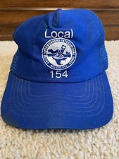 Vintage Local 154 Paperworkers Union Snapback Trucker Hat Made In The USA ๐บ๐ธ