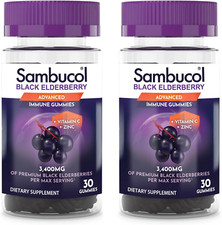 Black Elderberry Gummies with Vitamin C  Zinc - Sambucus Elderberry Gummies ...