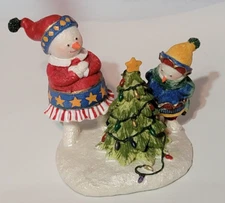 Vntage 1998 Ceramic Collectable Ingrid's Wintree Christmas Eve Megawatt Tree