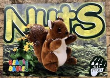 1999 Beanie Babies Series 3 Card - Nuts The Squirrel - #4114 #111