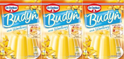 Dr. Oetker instant Pudding: CREAMY VANILLA flavor- Pack of 3 - FREE SHIPPING