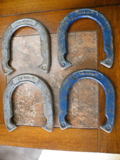 4 - Steel Forster Horseshoes Pitching Home Garage Farm Decor Man Cave FREE SHIP