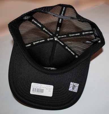 47 Brand BROOKLYN NETS Foam Trucker MESH ROPE Snapback Baseball