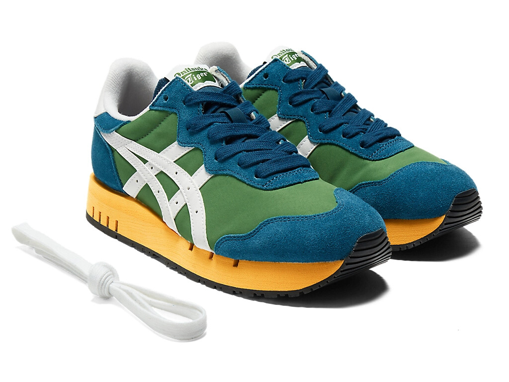 TIGER - haru  Onitsuka Tiger X-CALIBER ( SPINACH GREEN/WHITE ) 1183C044